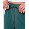 image:imageANRABESS Womens Wide Leg Beach Pants Elastic Waist Lightweight Casual Flowy Palazzo Lounge Trousers with PocketsLake Blue
