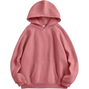 image:imageANRABESS Women Hoodies Oversized Fleece Long Sleeve Comfy Casual Basic Pullover Sweatshirts 2025 Fall Outfits Y2K ClothesPeach