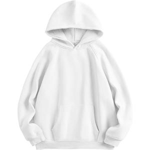 image:imageANRABESS Women Hoodies Oversized Fleece Long Sleeve Comfy Casual Basic Pullover Sweatshirts 2025 Fall Outfits Y2K ClothesWhite