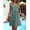 image:imageANRABESS Dresses for Women Beach Vacation Clothes V Neck Sleeveless Loose Flowy ALine Dress Summer Casual Short SundressBlue Green Floral