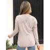 image:imageANRABESS Long Sleeve Shirts for Women Henley Tops Dressy Casual TShirts Blouses 2025 Fall Lightweight SweatersBegie
