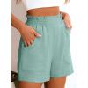 image:imageANRABESS Shorts for Women Summer Casual Elastic High Waisted Wide Leg Cute Dressy Beach Shorts 2026 Vacation Beach ClothesMint Green
