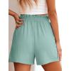 image:imageANRABESS Shorts for Women Summer Casual Elastic High Waisted Wide Leg Cute Dressy Beach Shorts 2026 Vacation Beach ClothesMint Green