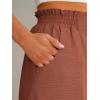image:imageANRABESS Shorts for Women Summer Casual Elastic High Waisted Wide Leg Cute Dressy Beach Shorts 2026 Vacation Beach ClothesRust