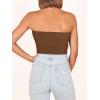 image:imageANRABESS Tube Top for Women Summer Strapless Bandeau Knit Twist Knot Corset Crop Basic Tank Tops 2026 Vacation Beach ClothesCaramel