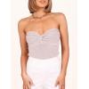 image:imageANRABESS Tube Top for Women Summer Strapless Bandeau Knit Twist Knot Corset Crop Basic Tank Tops 2026 Vacation Beach ClothesPink