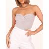 image:imageANRABESS Tube Top for Women Summer Strapless Bandeau Knit Twist Knot Corset Crop Basic Tank Tops 2026 Vacation Beach ClothesPink