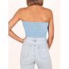 image:imageANRABESS Tube Top for Women Summer Strapless Bandeau Knit Twist Knot Corset Crop Basic Tank Tops 2026 Vacation Beach ClothesSky