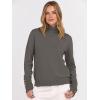image:imageANRABESS Turtleneck Sweaters for Women Long Sleeve Dressy Casual Soft Knitted Button Pullover Tops 2025 Fall Winter ClothesGrey Khaki