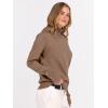 image:imageANRABESS Turtleneck Sweaters for Women Long Sleeve Dressy Casual Soft Knitted Button Pullover Tops 2025 Fall Winter ClothesLight Camel