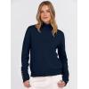 image:imageANRABESS Turtleneck Sweaters for Women Long Sleeve Dressy Casual Soft Knitted Button Pullover Tops 2025 Fall Winter ClothesNavy Blue