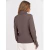 image:imageANRABESS Turtleneck Sweaters for Women Long Sleeve Dressy Casual Soft Knitted Button Pullover Tops 2025 Fall Winter ClothesNutmeg