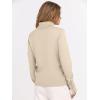 image:imageANRABESS Turtleneck Sweaters for Women Long Sleeve Dressy Casual Soft Knitted Button Pullover Tops 2025 Fall Winter ClothesParchment