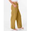 image:imageANRABESS Women Barrel Jeans High Waisted Wide Leg Drawstring Denim Pants Y2K Baggy Loose Fit Trouser Jeans with PocketsLight Khaki