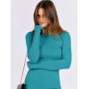 image:imageANRABESS Women Long Sleeve Shirts Rib Knit Slim Fit Tops Basic Tee Spring Outfits Casual TShirt Underscrubs Layer ClothesTeal