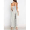 image:imageANRABESS Women Summer Dressy Jumpsuits One Shoulder Sleeveless Casual Wide Leg Pants Romper Jumper 2026 Trendy Fall OutfitsGray