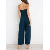 image:imageANRABESS Women Summer Dressy Jumpsuits One Shoulder Sleeveless Casual Wide Leg Pants Romper Jumper 2026 Trendy Fall OutfitsNavy Blue