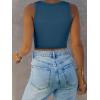 image:imageANRABESS Women Tank Tops High Neck Sleeveless Sexy Cutout Racer Back Going Out Crop Tops Shirts Summer Y2K OutfitsDeep Blue