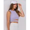 image:imageANRABESS Women Tank Tops High Neck Sleeveless Sexy Cutout Racer Back Going Out Crop Tops Shirts Summer Y2K OutfitsPurple