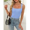 image:imageANRABESS Women Tank Tops Square Neck Sleeveless Summer Slim Fit Shirts Knit Basic Tee Undershirts 2026 Beach Vacation ClothesLight Blue