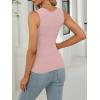 image:imageANRABESS Women Tank Tops Square Neck Sleeveless Summer Slim Fit Shirts Knit Basic Tee Undershirts 2026 Beach Vacation ClothesLight Pink
