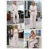 image:imageANRABESS Women Wide Leg Dress Pants 2026 Summer High Waisted Business Casual Work Trousers Dressy Office Palazzo Pants SlacksBeige