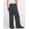 image:imageANRABESS Women Wide Leg Dress Pants 2026 Summer High Waisted Business Casual Work Trousers Dressy Office Palazzo Pants SlacksDark Gray