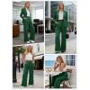 image:imageANRABESS Women Wide Leg Dress Pants 2026 Summer High Waisted Business Casual Work Trousers Dressy Office Palazzo Pants SlacksGreen Forest