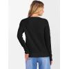 image:imageANRABESS Womens 100 Wool Sweaters Crewneck Long Sleeve Work Business Casual Basic Sweater Tops 2026 Fall OutfitsBlack