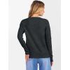 image:imageANRABESS Womens 100 Wool Sweaters Crewneck Long Sleeve Work Business Casual Basic Sweater Tops 2026 Fall OutfitsDeep Gray