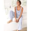 image:imageANRABESS Womens 2 Piece Outfits Linen Pants Jumpsuit Matching Lounge Set Casual Summer Beach Vacation Trendy ClothesLight Blue