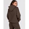 image:imageANRABESS Womens 2 Piece Outfits Lounge Hoodie Oversized Sweatshirt Jogger Sweatpants Y2K Tracksuit Sweatsuit Set Fall ClothesBrown