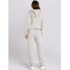image:imageANRABESS Womens 2 Piece Outfits Lounge Hoodie Oversized Sweatshirt Jogger Sweatpants Y2K Tracksuit Sweatsuit Set Fall ClothesGrey