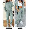 image:imageANRABESS Womens 2 Piece Outfits Lounge Hoodie Oversized Sweatshirt Jogger Sweatpants Y2K Tracksuit Sweatsuit Set Fall ClothesLake