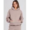image:imageANRABESS Womens 2 Piece Outfits Lounge Hoodie Oversized Sweatshirt Jogger Sweatpants Y2K Tracksuit Sweatsuit Set Fall ClothesLight Khaki