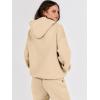 image:imageANRABESS Womens 2 Piece Outfits Lounge Hoodie Oversized Sweatshirt Jogger Sweatpants Y2K Tracksuit Sweatsuit Set Fall ClothesLight Yellow