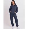 image:imageANRABESS Womens 2 Piece Outfits Lounge Hoodie Oversized Sweatshirt Jogger Sweatpants Y2K Tracksuit Sweatsuit Set Fall ClothesNavy Blue