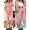 image:imageANRABESS Womens 2 Piece Outfits Lounge Hoodie Oversized Sweatshirt Jogger Sweatpants Y2K Tracksuit Sweatsuit Set Fall ClothesPink
