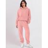 image:imageANRABESS Womens 2 Piece Outfits Lounge Hoodie Oversized Sweatshirt Jogger Sweatpants Y2K Tracksuit Sweatsuit Set Fall ClothesPink