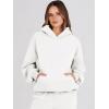 image:imageANRABESS Womens 2 Piece Outfits Lounge Hoodie Oversized Sweatshirt Jogger Sweatpants Y2K Tracksuit Sweatsuit Set Fall ClothesWhite