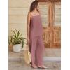 image:imageANRABESS Womens 2 Piece Summer Sets Casual Sleeveless Top and Wide Leg Pants Set Loose Loungewear Vacation Travel OutfitsDusty Rose