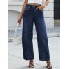 image:imageANRABESS Womens Barrel Jeans Mid Rise Wide Leg Denim Pants Casual Baggy Relaxed Fit Y2K Streetwear Boyfriend Ankle LengthDark Blue