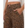 image:imageANRABESS Womens Barrel Jeans Mid Rise Wide Leg Denim Pants Casual Baggy Relaxed Fit Y2K Streetwear Boyfriend Ankle LengthLeopard