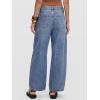 image:imageANRABESS Womens Barrel Jeans Mid Rise Wide Leg Denim Pants Casual Baggy Relaxed Fit Y2K Streetwear Boyfriend Ankle LengthLight Blue