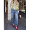 image:imageANRABESS Womens Barrel Jeans Mid Rise Wide Leg Denim Pants Casual Baggy Relaxed Fit Y2K Streetwear Boyfriend Ankle LengthLight Blue
