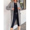 image:imageANRABESS Womens Cardigan Long Sweater Oversized Open Front Knit Coatigan Duster Coat 2025 Trendy Fall Outfits OuterwearGray