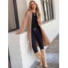 image:imageANRABESS Womens Cardigan Long Sweater Oversized Open Front Knit Coatigan Duster Coat 2025 Trendy Fall Outfits OuterwearLight Camel