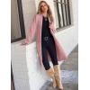 image:imageANRABESS Womens Cardigan Long Sweater Oversized Open Front Knit Coatigan Duster Coat 2025 Trendy Fall Outfits OuterwearPink