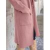 image:imageANRABESS Womens Cardigan Long Sweater Oversized Open Front Knit Coatigan Duster Coat 2025 Trendy Fall Outfits OuterwearPink