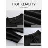 image:imageANRABESS Womens Fuzzy Fleece Pajama Sets 2 Piece Outfits Long Sleeve Top Wide Leg Pants Lounge Matching Set 2025 Fall WinterBlack